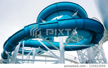 The Water park area on the cruise ship The Water park area on the cruise ship 135022050