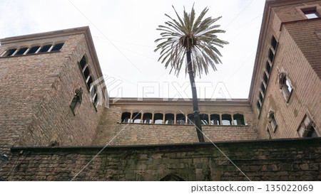 Casa de l'Ardiaca Casa del Arcediano is a historic building with part of the wall dates back to the Roman era in the Old City of Barcelona, Catalonia, Spain. Casa de l'Ardiaca Casa del Arcediano is a historic building with part of the wall dates back to the Roman era in the Old City of Barcelona, Catalonia, Spain. 135022069