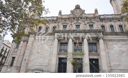 Post and telegraph office in Barcelona, Catalonia, Spain Post and telegraph office in Barcelona, Catalonia, Spain 135022081
