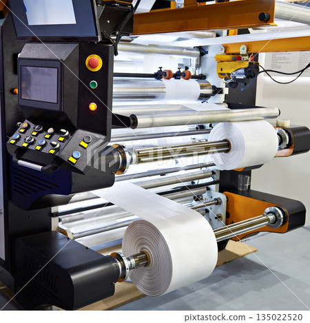 Machine for production of plastic bags Machine for production of plastic bags 135022520