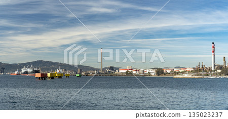 Oil refinery and maritime fuel transport in the Bay of Algeciras Oil refinery and maritime fuel transport in the Bay of Algeciras 135023237