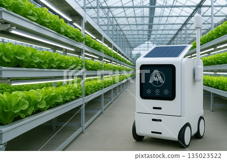 Agriculture Robot In Greenhouse 191025 135023522