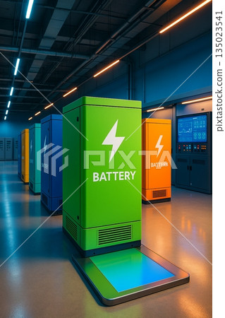 Battery Charging Station Exhibit Display 191025 135023541
