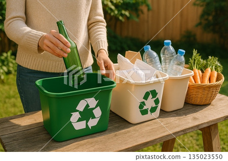 Recycling Station With Drinks And Bins 191025 135023550