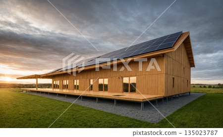Wooden Barn With Modern Architecture 171025 135023787