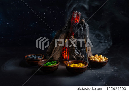 Happy Lohri festival of Punjab India 135024500