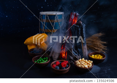 Happy Lohri festival of Punjab India 135024506
