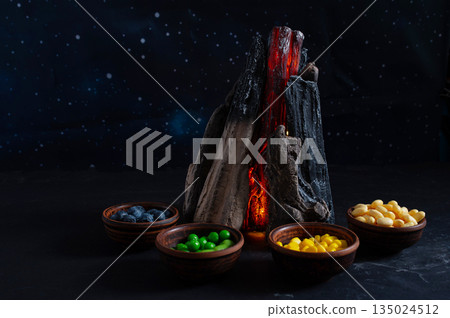 Happy Lohri festival of Punjab India Happy Lohri festival of Punjab India 135024512