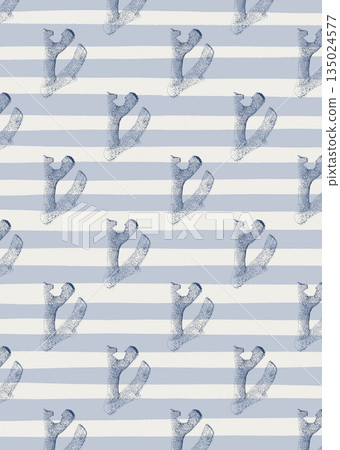 Underwater background of corals and stripes. For interior design, prints, fabric or background. Underwater background of corals and stripes. For interior design, prints, fabric or background. 135024577