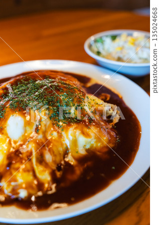 Hitachinaka City Grilled Eye's Fluffy Cheese Omelette Rice 135024668