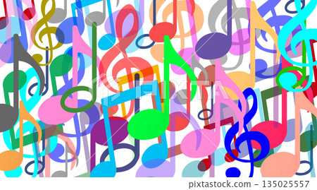 Musical Symbol background 135025557
