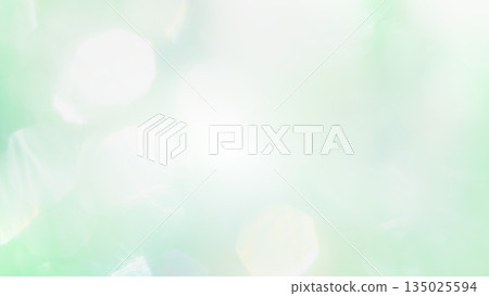Soft, sparkling background, fresh green, bokeh, blurred gradation 135025594