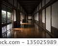 A quiet corridor in a Japanese house 135025989