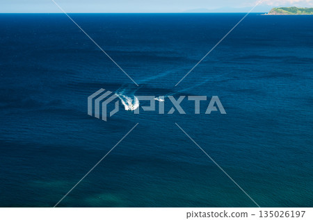Boat and low-slung blue Boat and low-slung blue 135026197