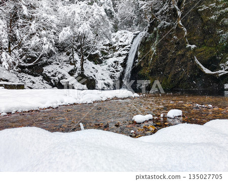 橫屋峽（冬季）：白瀧瀑布 135027705