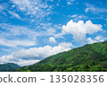 Summer Satoyama Landscape (Kiyomicho, Takayama City, Gifu Prefecture) 135028356