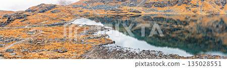 One of five Hindu holy lakes in in Panch Pokhari in the Sindhupalchowk District of Nepal. One of five Hindu holy lakes in in Panch Pokhari in the Sindhupalchowk District of Nepal. 135028551