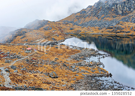 One of five Hindu holy lakes in in Panch Pokhari in the Sindhupalchowk District of Nepal. One of five Hindu holy lakes in in Panch Pokhari in the Sindhupalchowk District of Nepal. 135028552