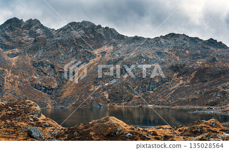 One of five Hindu holy lakes in in Panch Pokhari in the Sindhupalchowk District of Nepal. One of five Hindu holy lakes in in Panch Pokhari in the Sindhupalchowk District of Nepal. 135028564