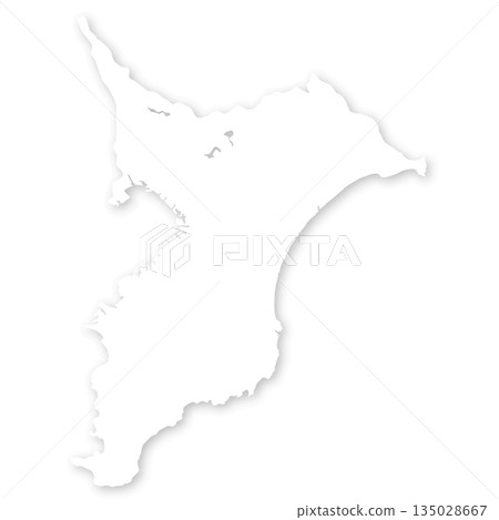 Blank map of Chiba prefecture 135028667