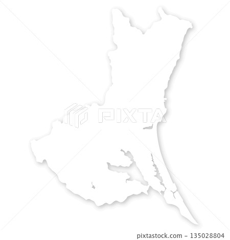 茨城縣空白地圖 茨城縣空白地圖 135028804