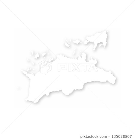 香川縣空白地圖 135028807