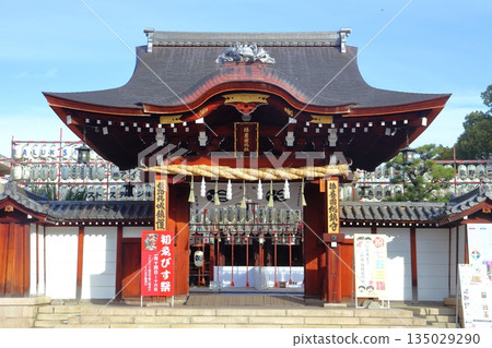 Harima Province's main shrine, Itatehyōzu Shrine (preparing for the New Year's festival) Harima Province's main shrine, Itatehyōzu Shrine (preparing for the New Year's festival) 135029290