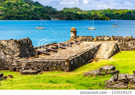 UNESCO World Heritage Site Fort San Jeronimo located in Portobelo, Panama. UNESCO World Heritage Site Fort San Jeronimo located in Portobelo, Panama. 135029323