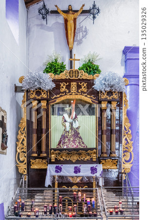 Black Christ Church, or the Iglesia de San Felipe in Portobelo, Panama, Black Christ Church, or the Iglesia de San Felipe in Portobelo, Panama, 135029326