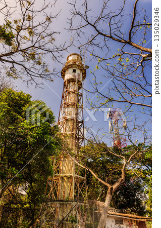 View at the El Faro lighthouse on Isla Grande near Portobelo, Panama. View at the El Faro lighthouse on Isla Grande near Portobelo, Panama. 135029346