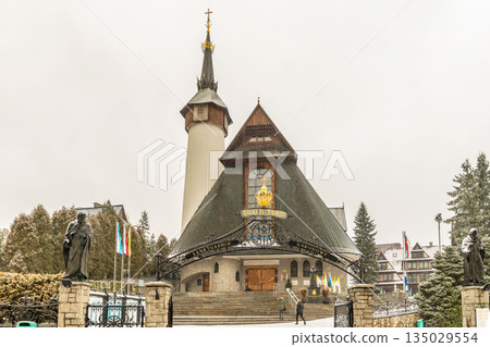 Church, Sanctuary, of Our Lady of Fatima, Zakopane, Tatra mountains Poland. Church, Sanctuary, of Our Lady of Fatima, Zakopane, Tatra mountains Poland. 135029554