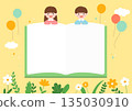 Vector illustrations of cute children. 135030910