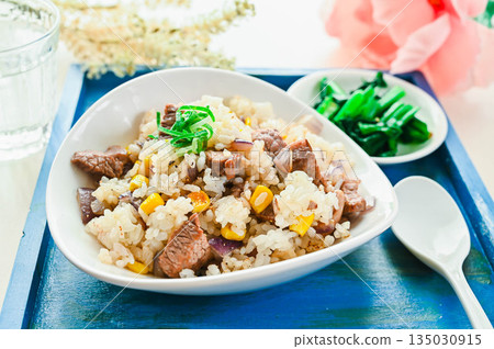 用烤肋排做的耐力炒飯 135030915