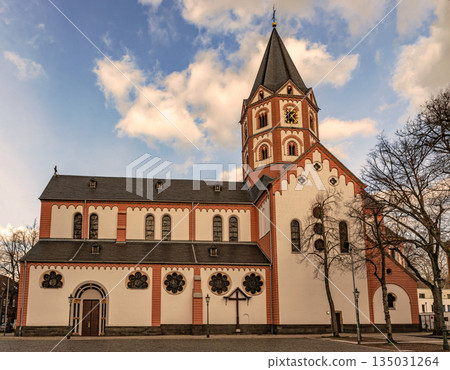 St. Margareta Catholic parish church in Dusseldorf, Gerresheim, Germany. 135031264
