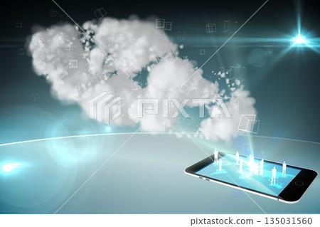 Cloud computing with smartphone 135031560