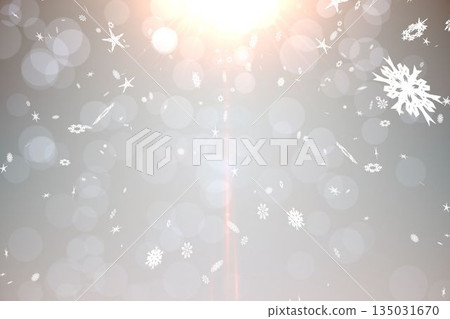 Grey design with snowflakes Grey design with snowflakes 135031670