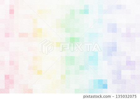 White paper and colorful mosaic 135032075