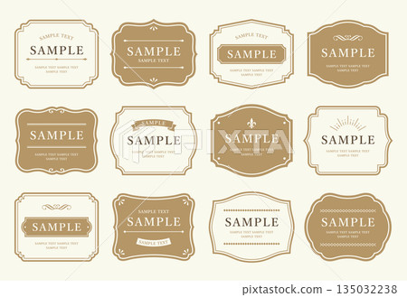 西式框架套裝 135032238