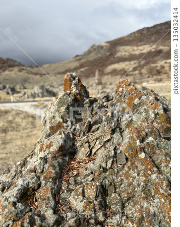 Rocky rugged landscape. High quality photo 135032414