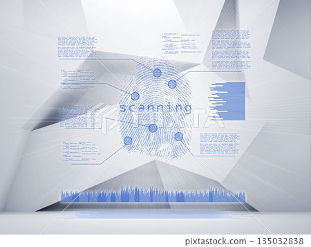 Finger on abstract background Finger on abstract background 135032838