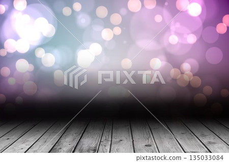Shimmering light design over boards Shimmering light design over boards 135033084