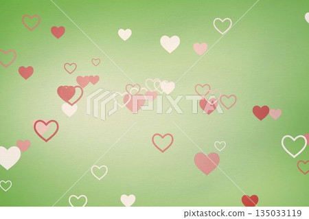 Digitally generated love heart pattern Digitally generated love heart pattern 135033119