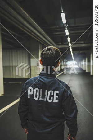 地下停車場保安 135033720