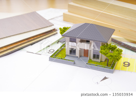 House model and blueprints for home building House model and blueprints for home building 135033934