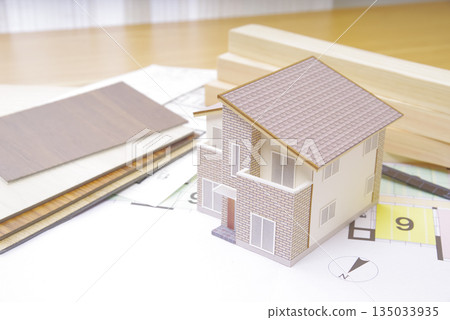 House model and blueprints for home building House model and blueprints for home building 135033935