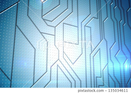 Circuit board on futuristic background Circuit board on futuristic background 135034611