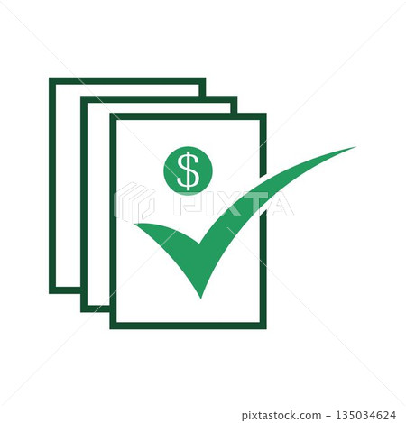 Taxation logo icon  design 135034624