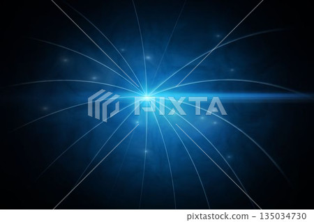 Black background with shiny lines 135034730