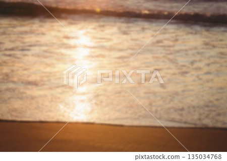 View of beach during sunset 135034768