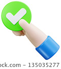 Approved Pencil Mark 135035277